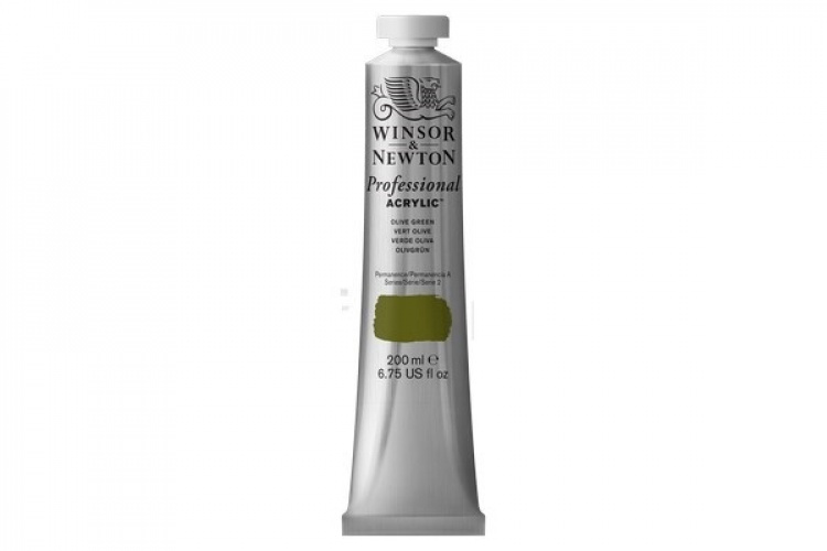WINSOR Proff. acrylic 200ml olive green 447