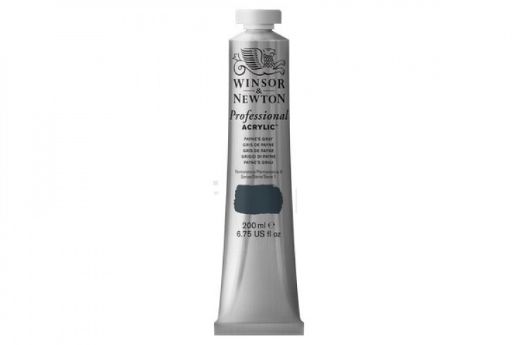 WINSOR Proff. acrylic 200ml payne\'s grey 465