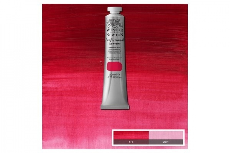 WINSOR Proff. acrylic 200ml permanent rose 502