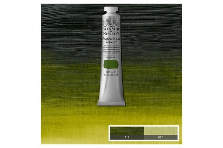 WINSOR Proff. acrylic 200ml permanent sap green 503