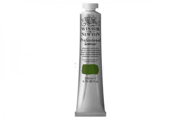 WINSOR Proff. acrylic 200ml permanent sap green 503