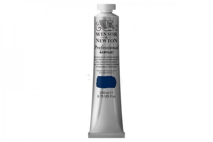 WINSOR Proff. acrylic 200ml phthalo blue green shade 515