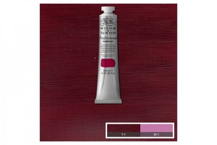 WINSOR Proff. acrylic 200ml quinacridone violet 550