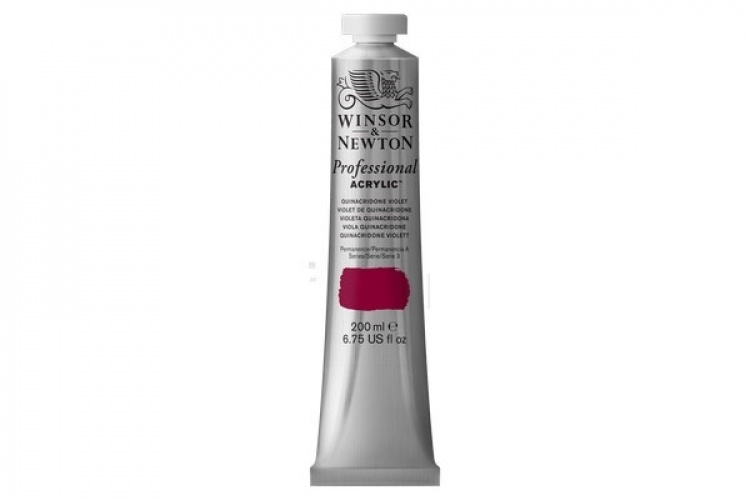 WINSOR Proff. acrylic 200ml quinacridone violet 550