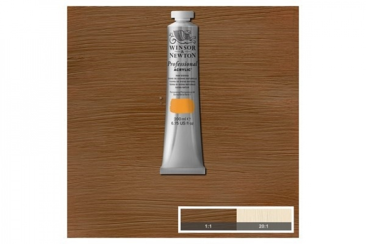 WINSOR Proff. acrylic 200ml raw sienna 552