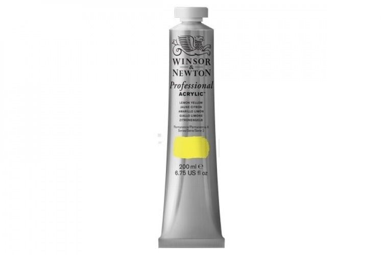 WINSOR Proff. acrylic 200ml lemon yellow 346