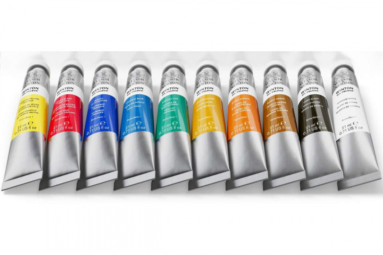 WINSOR Winton oil colour set 10x21ml tubes