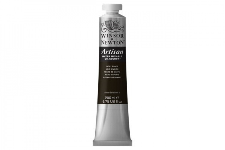 WINSOR Artisan water mix oil 200ml ivory black 331