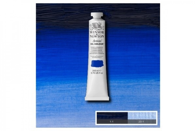 WINSOR Artists oil colour 200ml french ultramarine 263