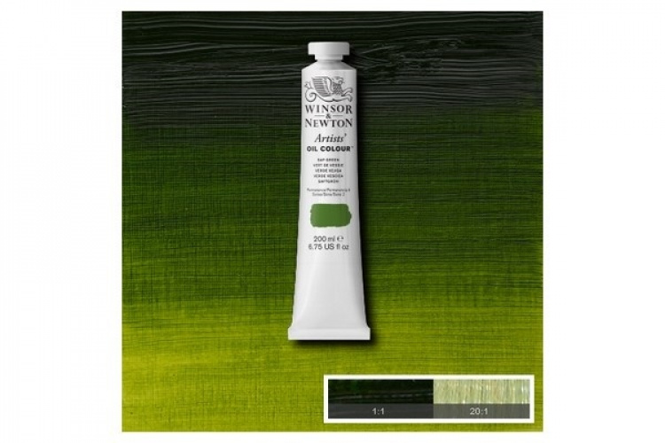 WINSOR Artists oil colour 200ml sap green 599
