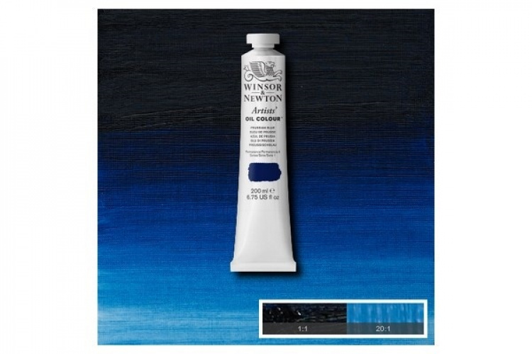 WINSOR Artists oil colour 200ml prussian blue 538