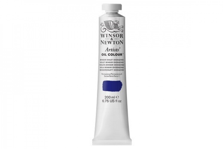 WINSOR Artists oil colour 200ml winsor violet 733