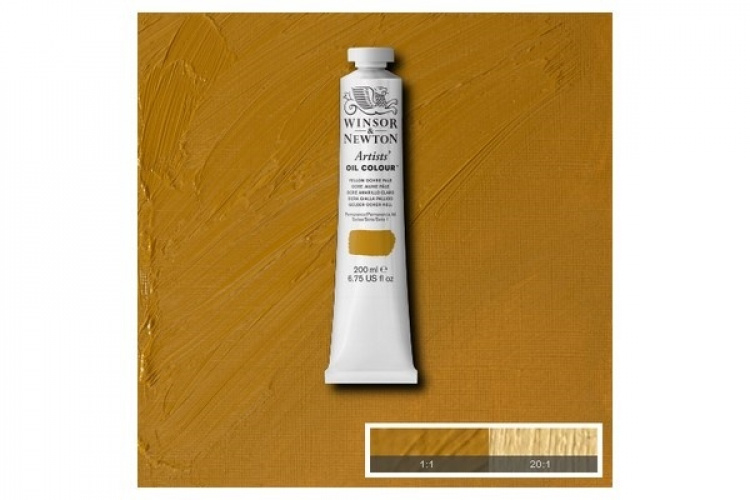 WINSOR Artists oil colour 200ml yellow ochre pale 746