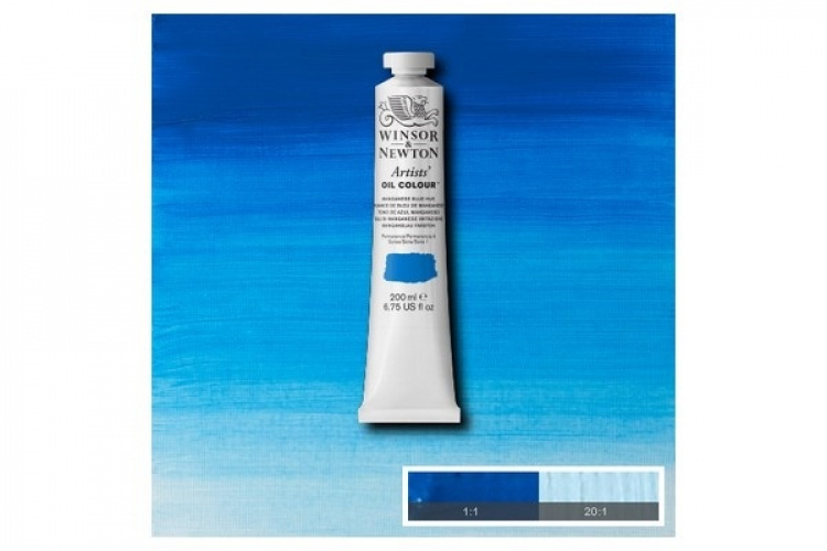 WINSOR Artists oil colour 200ml manganese blue hue 379