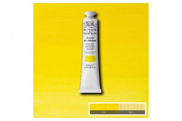 WINSOR Artists oil colour 200ml winsor yellow 730