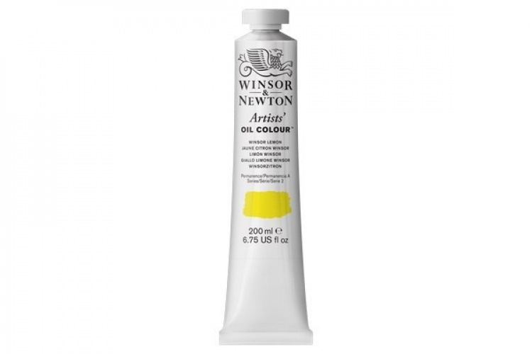 WINSOR Artists oil colour 200ml winsor lemon 722
