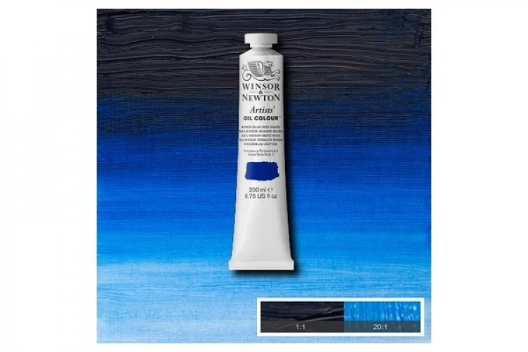 WINSOR Artists oil colour 200ml winsor blue 706