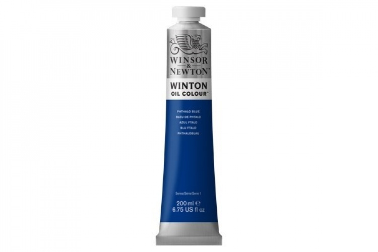 WINSOR Winton oil 200ml phthalo blue 516