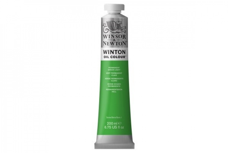WINSOR Winton oil 200ml permanent green light 483
