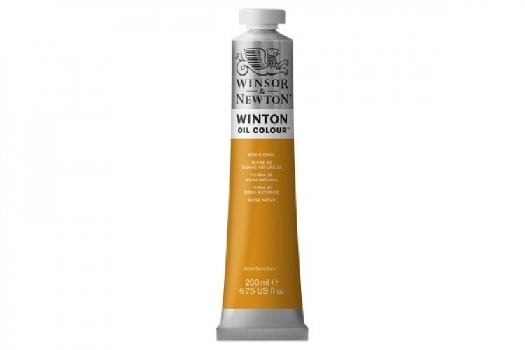 Winsor Winton oil 200ml raw sienna row