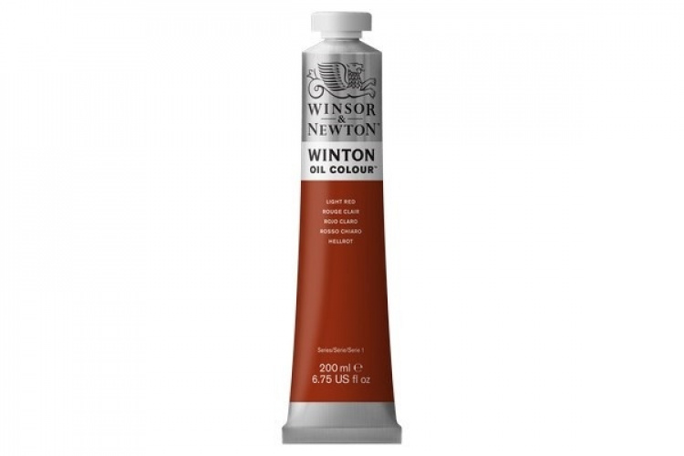 Winsor Winton oil 200ml light red row