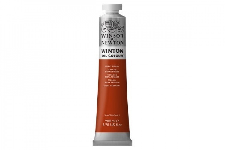 WINSOR Winton oil 200ml burnt sienna 074