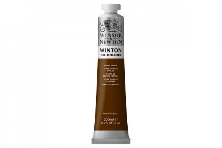 WINSOR Winton oil 200ml burnt umber 076