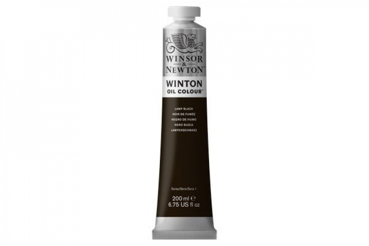 WINSOR Winton oil 200ml lamp black 337