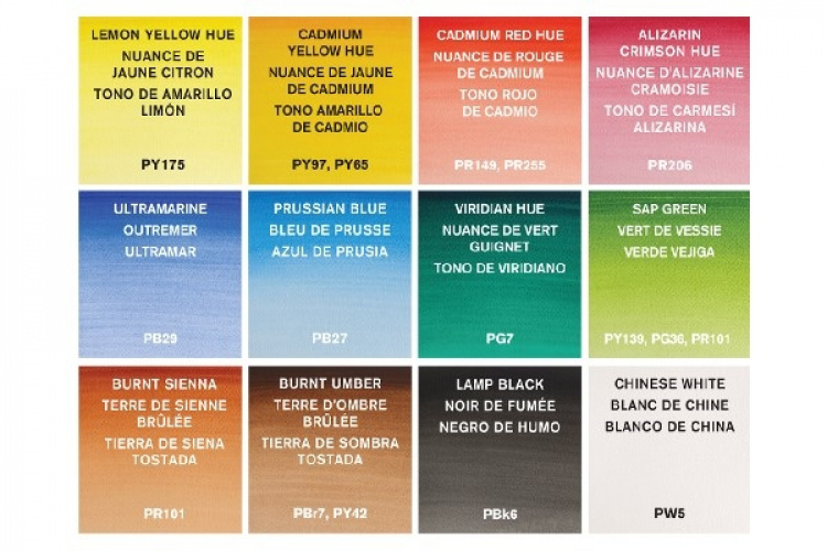 WINSOR Cotman watercolor 12x½-pan metal box