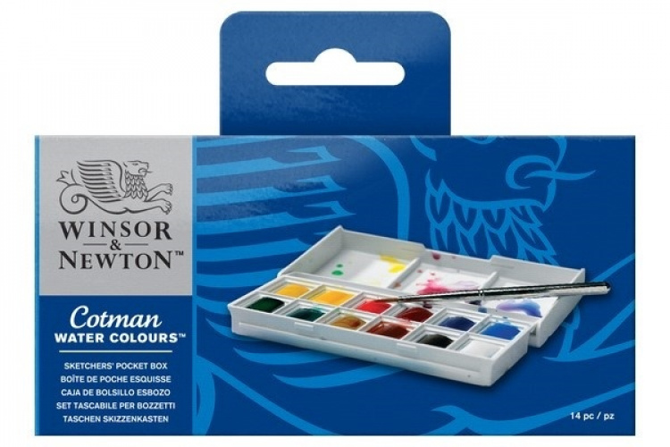 WINSOR Cotman watercolour sketchers pocketbox 12pcs