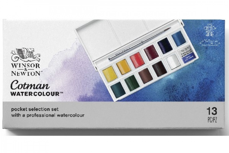 WINSOR Cotman watercolour sketchers pocketbox 12pcs