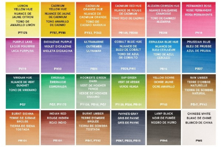 WINSOR Cotman watercolour sketchers metal box 24pcs ass