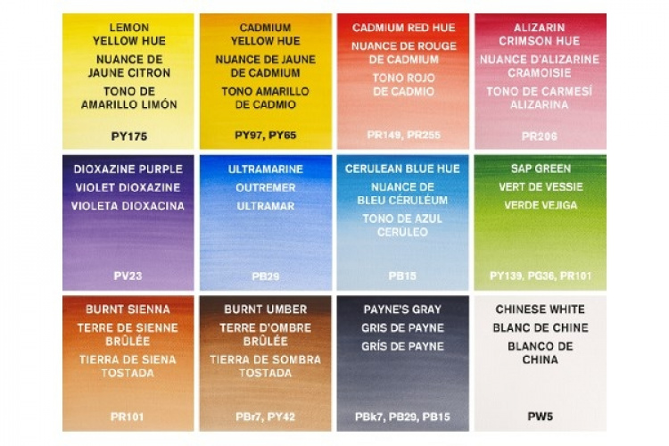 WINSOR Cotman watercolour Field box 12x1/2 pans