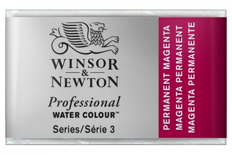 WINSOR Watercolour proff pan Perm Magenta 489