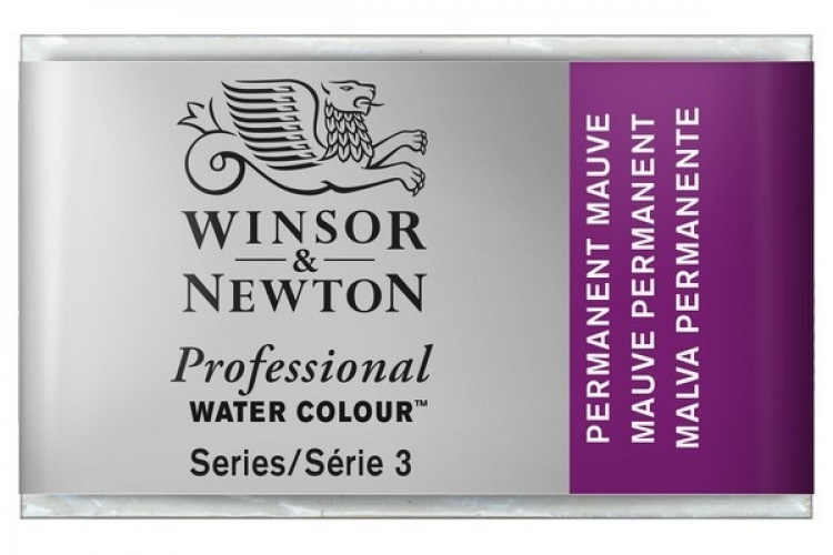 WINSOR Watercolour proff pan Perm Mauve 491