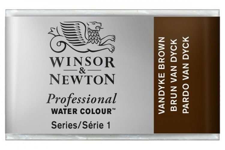 WINSOR Watercolour proff pan Vandyke Brown 676