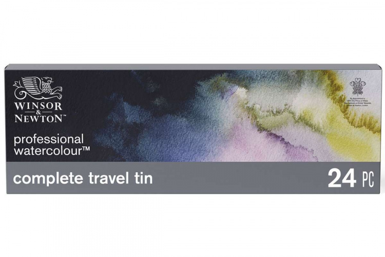 WINSOR Watercolour proff. 24pcs 1/2 pans in box