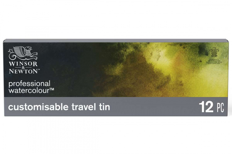 WINSOR Watercolour proff. 12x1/2 pans in box