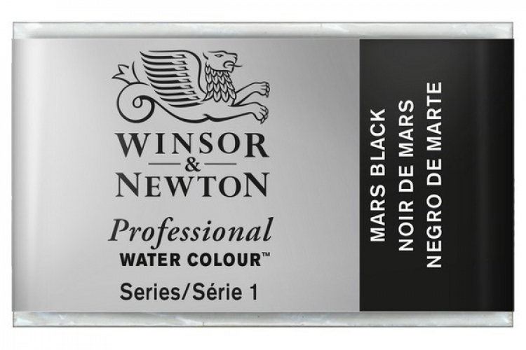 WINSOR Watercolour proff pan Mars Black 386