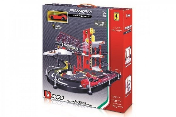 Ferrari racing garage incl. 1 1:43