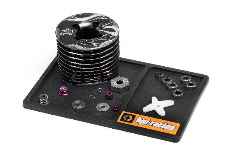 HPI Small Rubber Hpi Racing Screw Tray (Black)