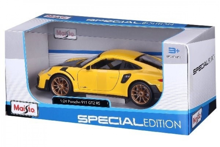 Maisto Porsche 911 Gt2 Rs 1:24, yellow
