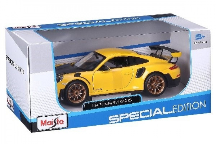 Maisto Porsche 911 Gt2 Rs 1:24, yellow