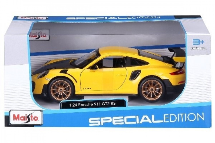 Maisto Porsche 911 Gt2 Rs 1:24, yellow
