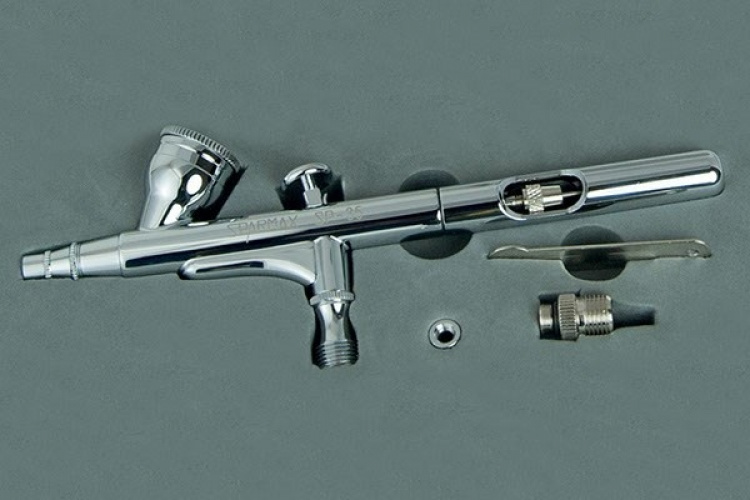 SPARMAX Airbrush SP-35, 0,35mm Gravity-feed 2cc