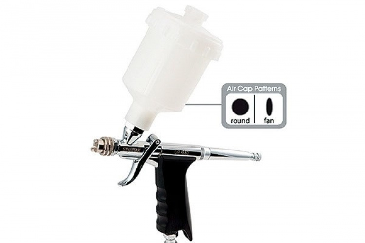 SPARMAX Spray Gun GP-850 0,5mm gravity feed 2mm+125ml