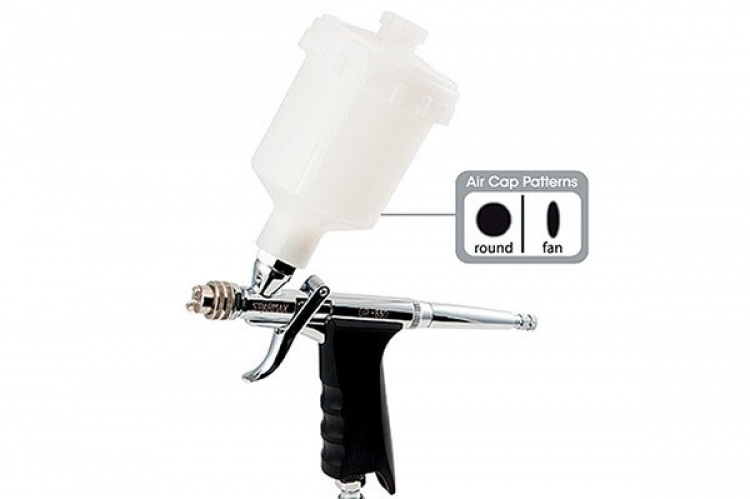 SPARMAX Spray Gun GP-850 0,5mm gravity feed 2mm+125ml
