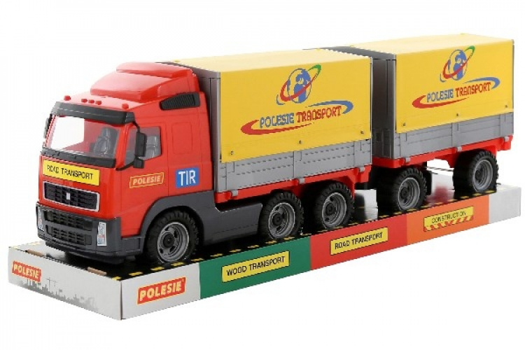 POLESIE Lastbil forvogn med hænger 775x190x250mm