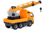 POLESIE Lastbil med kran på lad 580x195x320mm