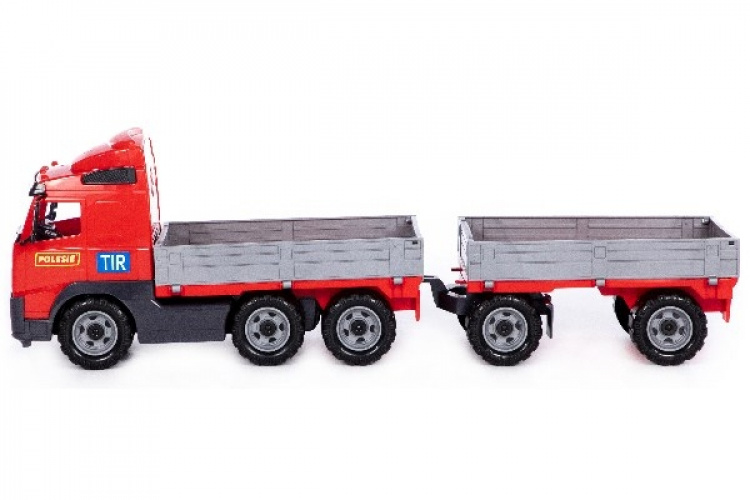 POLESIE Ladbil med ekstra ladvogn 775x190x250mm
